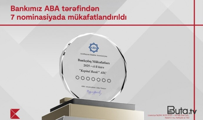  Kapital Bank 7 nominasiya üzrə mükafatlandırıldı  
