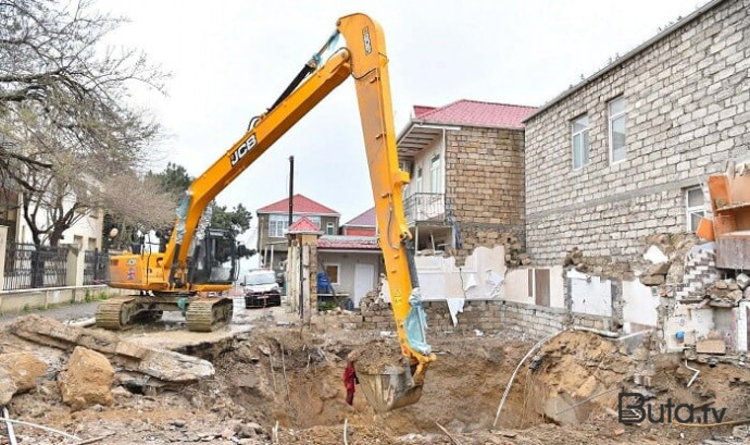  ADSEA: Kollektorun üzərində tikilmiş ev söküldü - Video  