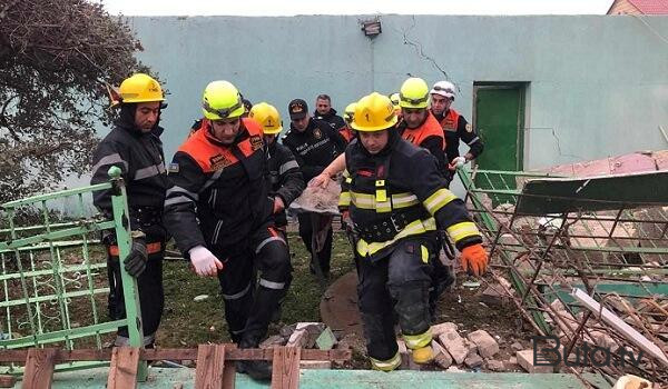  Bakıda ev çökdü: qadın xəsarət aldı  