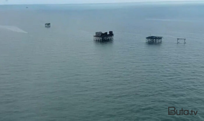  Neft Daşları yaxınlığında balıqçı batdı, helikopter cəlb edildi - Video  