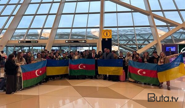  Ukraynalı uşaqlar reabilitasiya üçün Azərbaycana gətirildi  