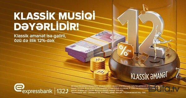  Bu bank pulunuza illik 12% gəlir təklif edir  