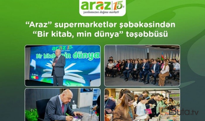  “Araz”dan “Bir kitab, min dünya” təşəbbüsü  
