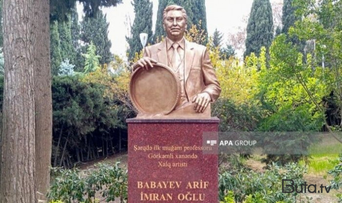 Xalq artisti Arif Babayevin qəbirüstü abidəsi ucaldıldı - Foto  