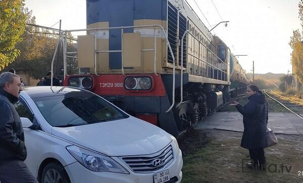  Dəmir yolunda baş verən qəzalar... - Video  