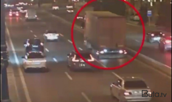  “Bağırov” tunelindən keçə bilmədi, qəza törətdi - Anbaan video 