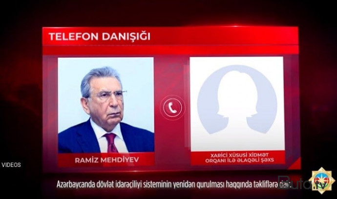  DTX Mehdiyevin xarici kəşfiyyatla danışığını yaydı - Şok video  