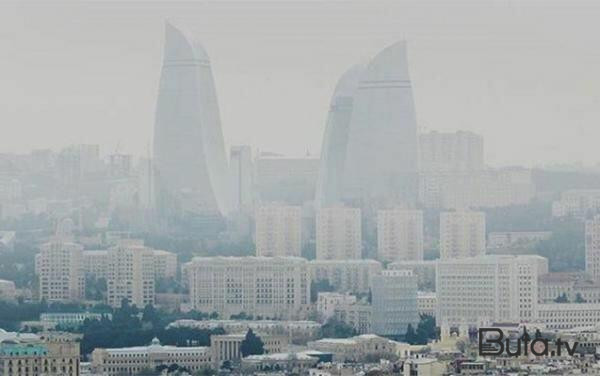  Bakıda duman müşahidə olunur  