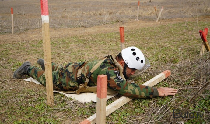  Ağdam minalardan belə təmizlənir - Foto  