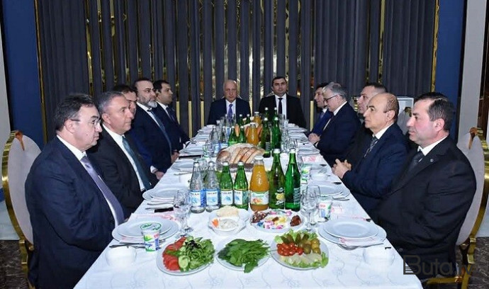  Sumqayıtda Ramazan ayı münasibətilə iftar süfrəsi... - Foto  