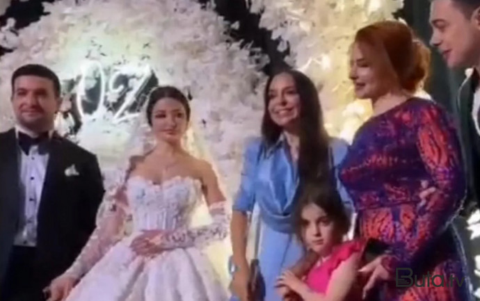 Leyla Əliyeva Bakıda toyda - Video