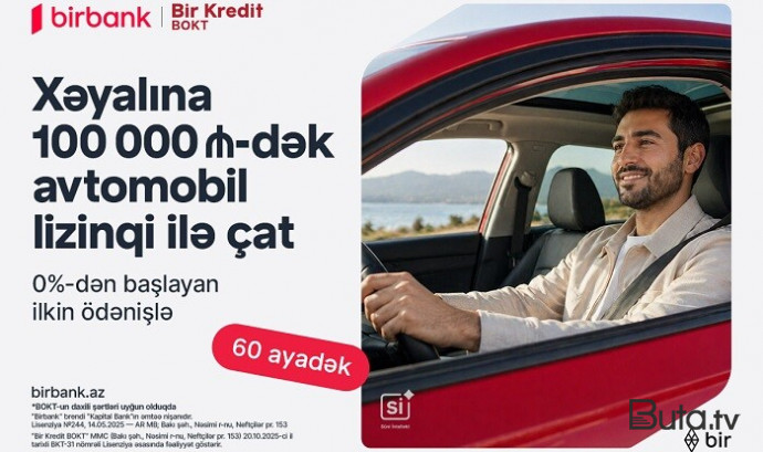  0%-dən başlayan ilkin ödənişlə avtomobil əldə edin  