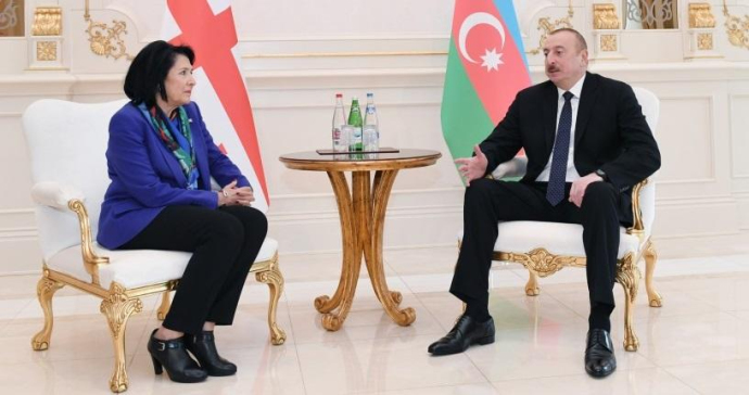 Salome Zourabichvili congratulated Ilham Aliyev  
